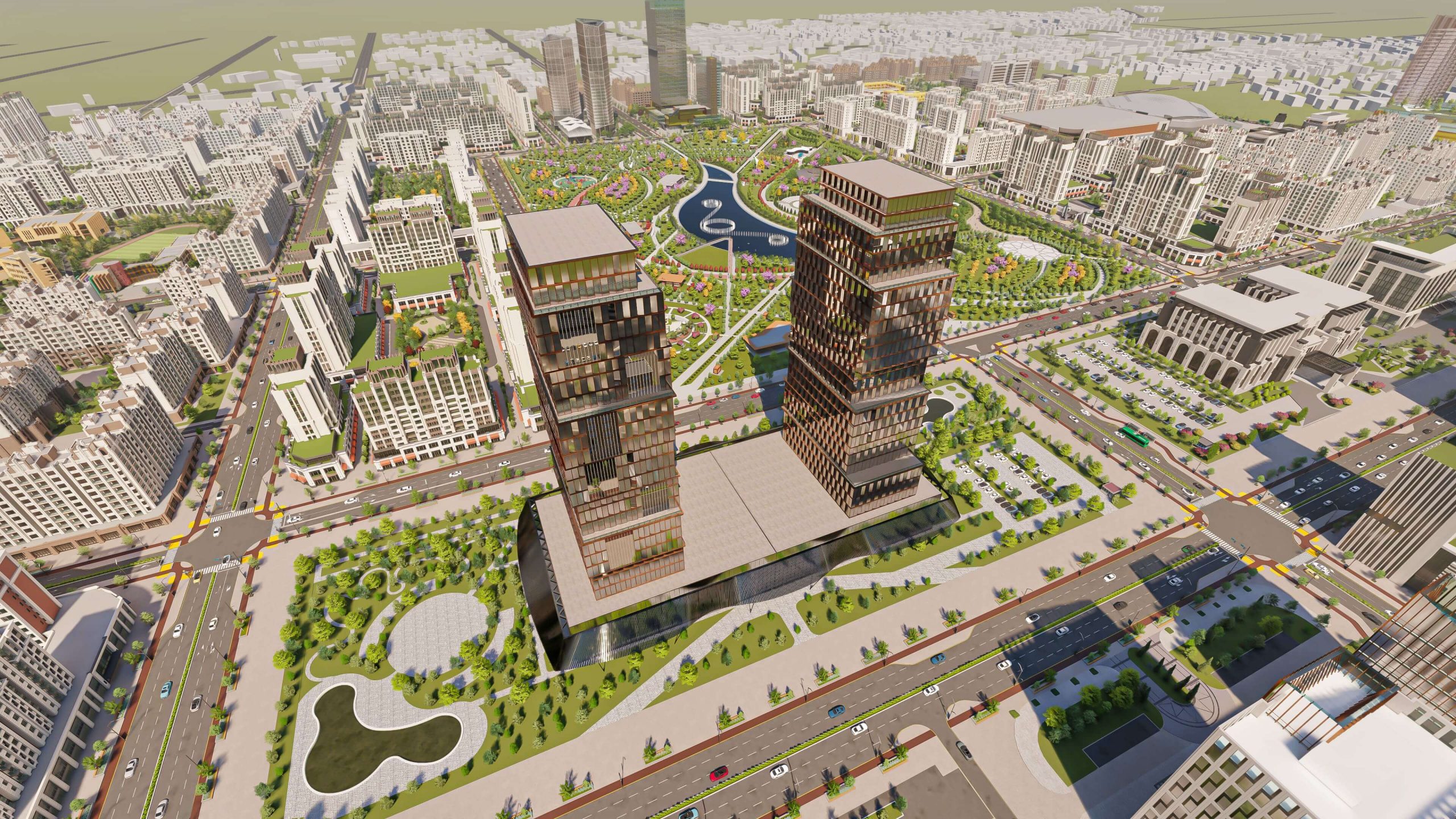 Nurafshon City qurilish direksiyasi  binosi